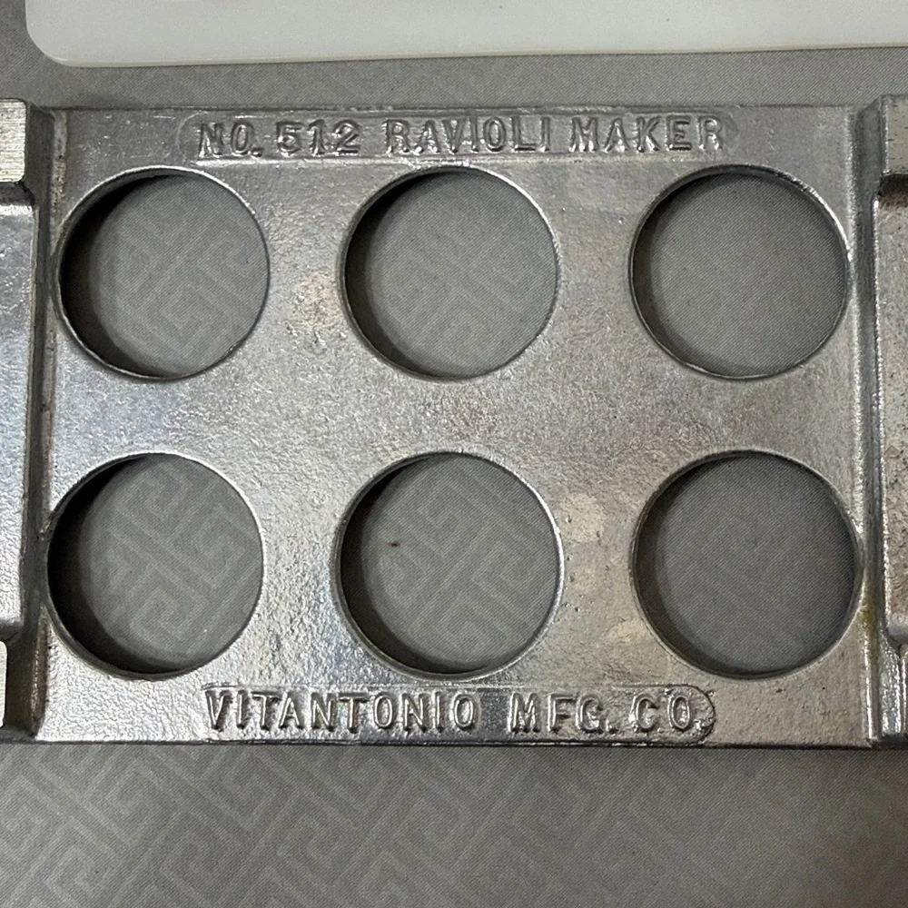 Vintage Vitantonio Ravioli Maker with Tray Cuts and Seals Recipe Book Box #512